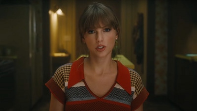 Taylor Swift in Anti-Hero music video. Taylor Swift in Anti-Hero music video.