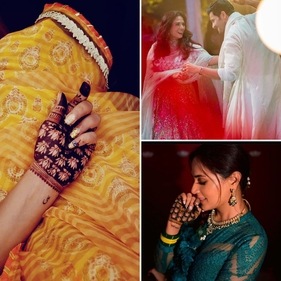 Richa Chadha and Ali Fazal at their wedding celebrations. Richa Chadha and Ali Fazal at their wedding celebrations.