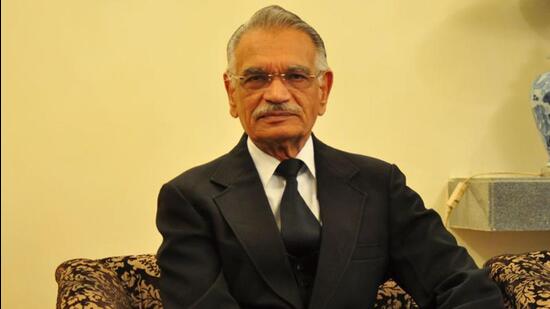 Former Union minister and senior Congress leader Shivraj Patil. (HT File Photo)