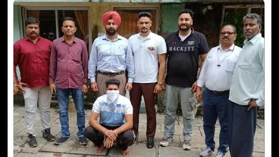 Punjab Police’s state special operation cell, Mohali, has recovered an AK-47 assault rifle along with 100 cartridges from a field in Ropar district following the interrogation of Charat Singh, the key accused in the Mohali rocket-propelled grenade (RPG) attack on the intelligence headquarters on May 9. (Twitter)