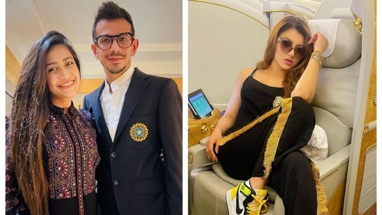 Dhanashree Verma posted an Urvashi Rautela-like photograph  and caption connected  Instagram