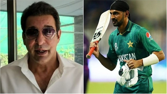 Wasim Akram; Shoaib Malik(File)