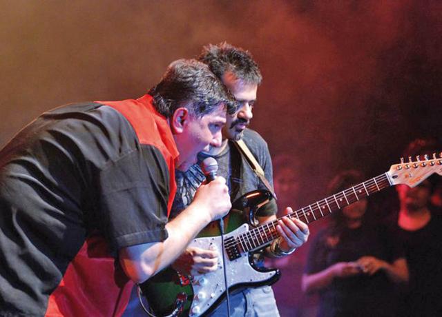 Farhad (left) performing with guitarist Ehsaan Noorani at an early edition of the I-Rock festival Farhad (left) performing with guitarist Ehsaan Noorani at an early edition of the I-Rock festival