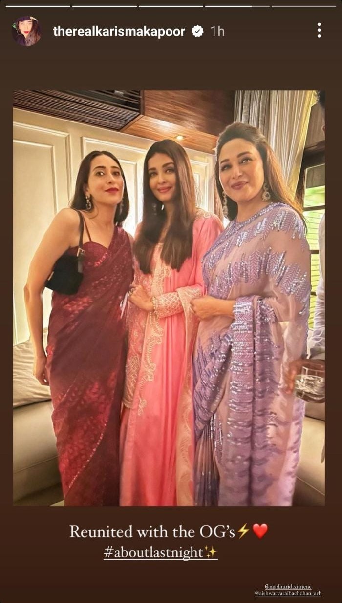 Karishmakapurxxx - Karisma Kapoor shares pic with Aishwarya Rai for first time, calls her 'the  OG' | Bollywood - Hindustan Times