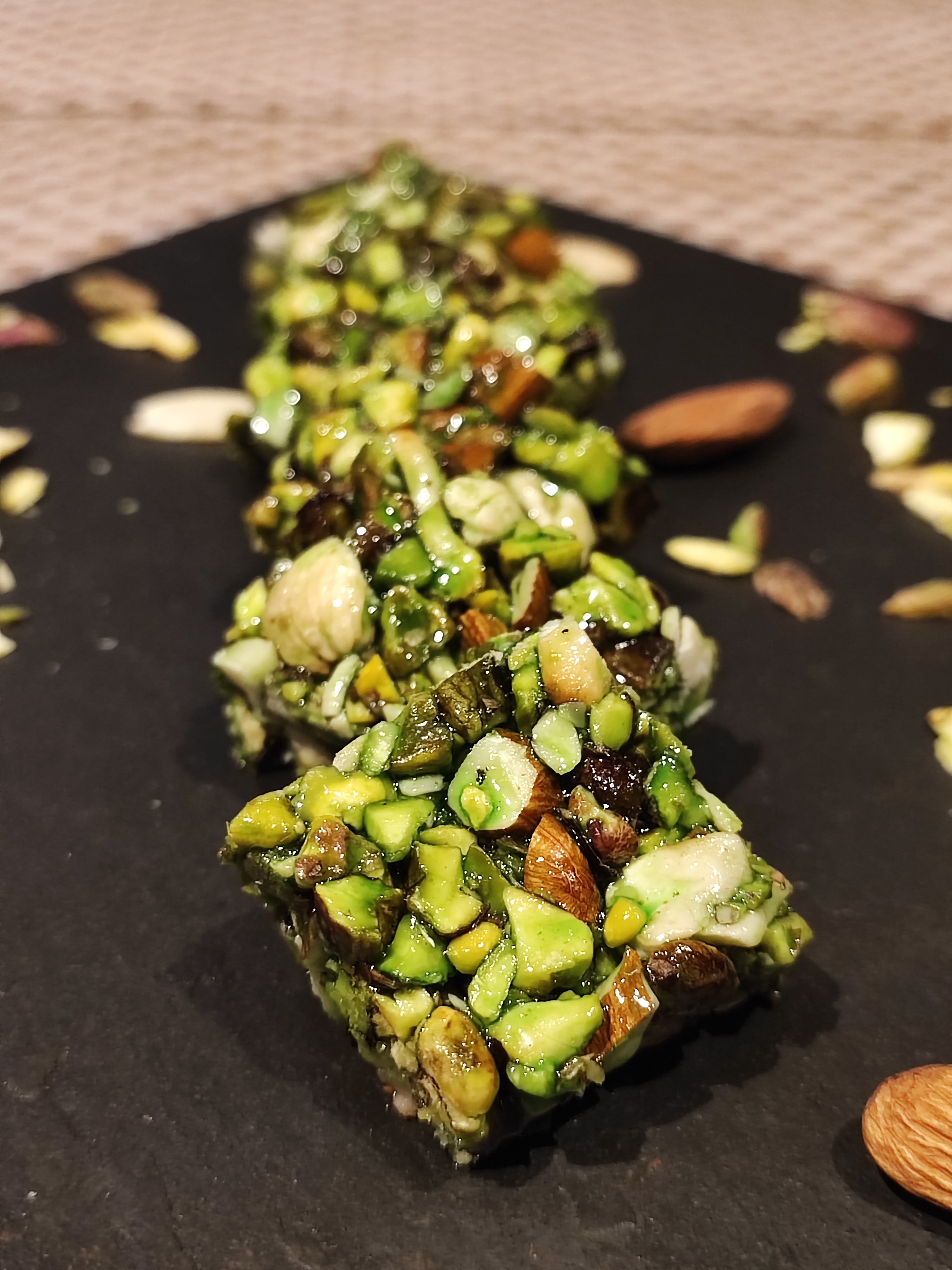 Badam Pista Fudge Barfi(Narasinh Kamat)