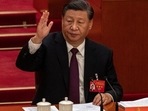 Xi Jinping, China’s president, raises his hand as he votes during the closing session of the 20th National Congress of the Chinese Communist Party at the Great Hall of the People in Beijing. Xi Jinping, China’s president, raises his hand as he votes during the closing session of the 20th National Congress of the Chinese Communist Party at the Great Hall of the People in Beijing.