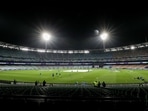 Pakistan's players practice during their training session ahead of their T20 World Cup 2022 match against India(Getty Images) Pakistan's players practice during their training session ahead of their T20 World Cup 2022 match against India(Getty Images)