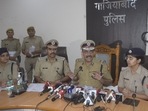 Ghaziabad IG Praveen Kumar told a press briefing on Thursday that the alleged gangrape incident did not happen. (Photo by Sakib Ali/Hindustan Times)