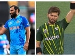 Mohammed Shami and Shaheen Shah Afridi Mohammed Shami and Shaheen Shah Afridi