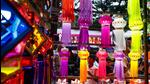 Children looking at colourful lanterns near Nilayam Chowk in Pune, on Friday. (Rahul Raut/HT Photo) Children looking at colourful lanterns near Nilayam Chowk in Pune, on Friday. (Rahul Raut/HT Photo)