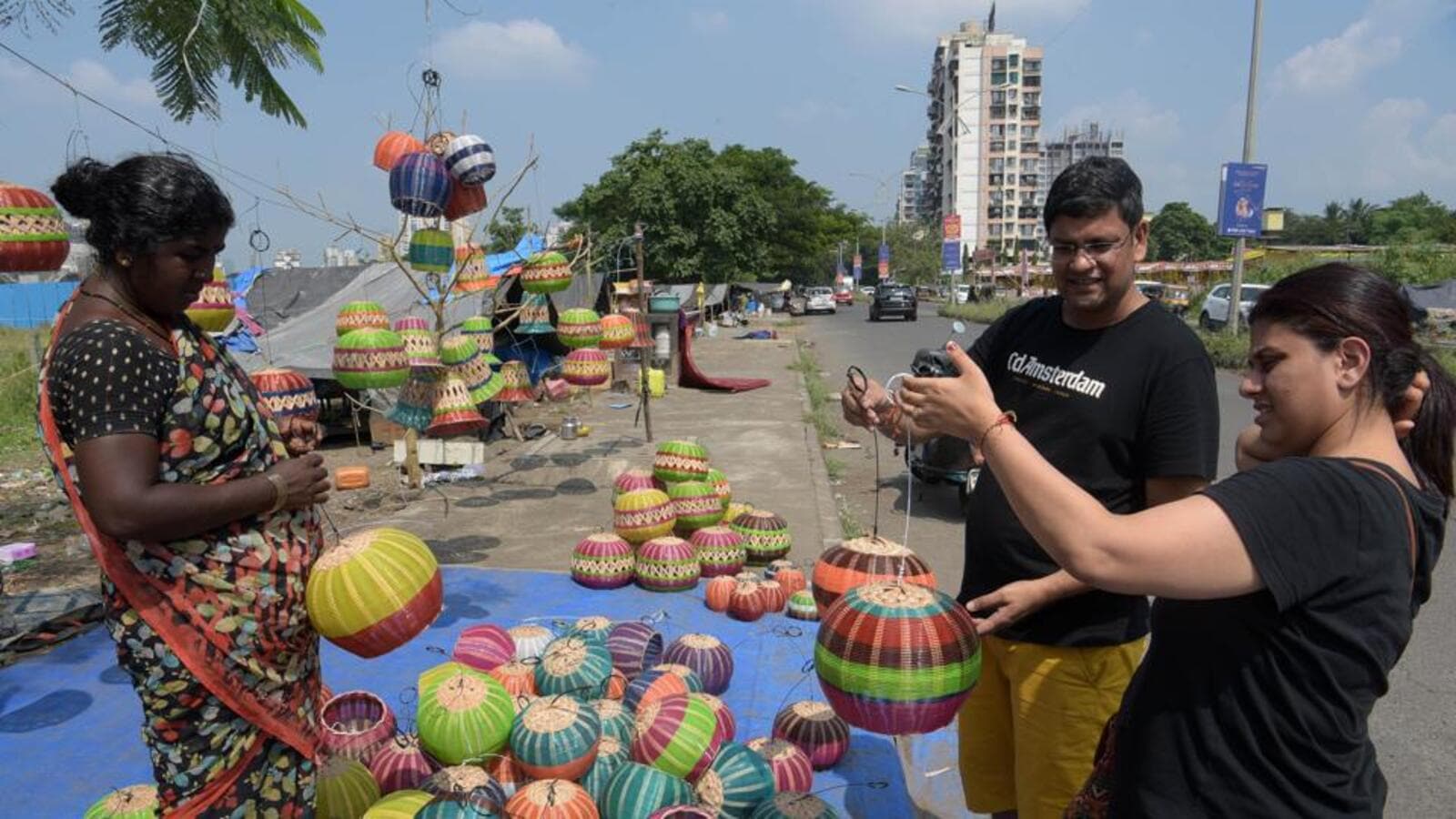 After two years, artists from Nellore back in Navi Mumbai with cane lanterns Mumbai news