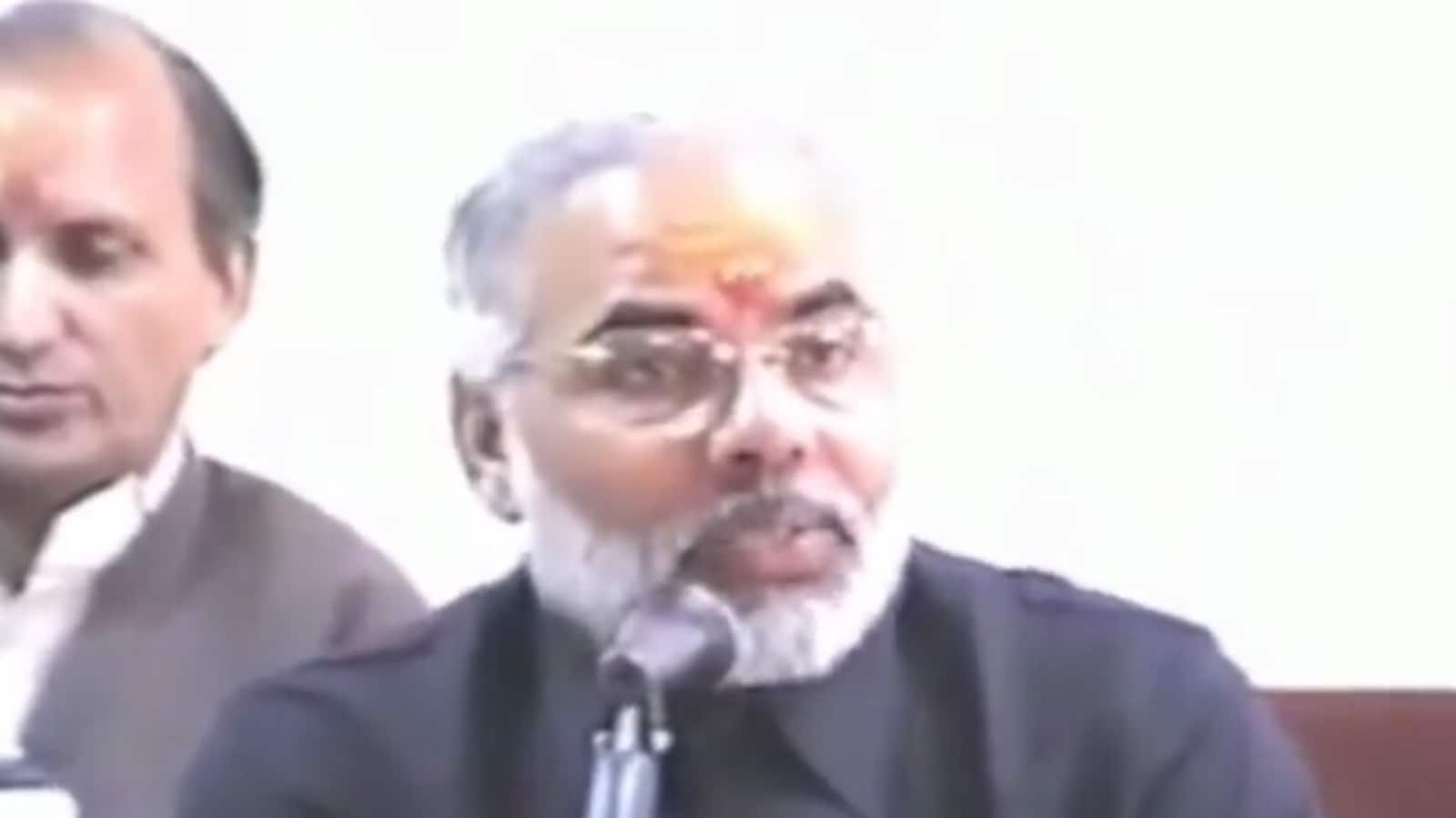 This is a video from 2001. PM Modi says, 'Brings back many memories'