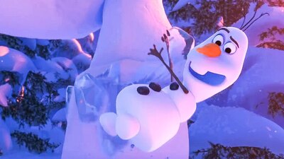 Olaf in Disney’s Frozen.