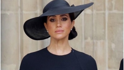 Meghan Markle: Meghan Markle at the funeral of Queen Elizabeth II.