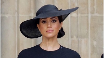 Meghan Markle: Meghan Markle at the funeral of Queen Elizabeth II. Meghan Markle: Meghan Markle at the funeral of Queen Elizabeth II.
