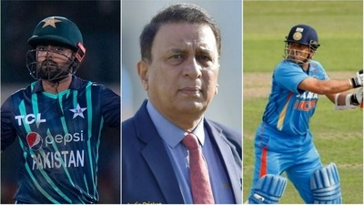 Babar Azam; Sunil Gavaskar; Sachin Tendulkar (File) Babar Azam; Sunil Gavaskar; Sachin Tendulkar (File)