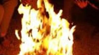 Three water tankers were despatched to douse the blaze that was brought under control within 30 minutes. (REPRESENTATIVE PHOTO)