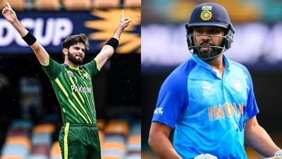 Shaheen Afridi; Rohit Sharma Shaheen Afridi; Rohit Sharma