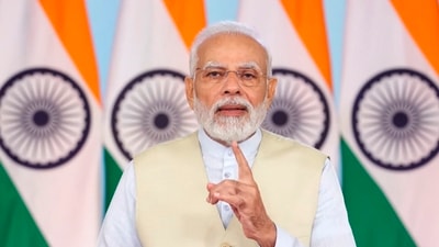 (File photo) Prime Minister Narendra Modi addressed two virtual events hours apart. (Twitter/BJP4India)