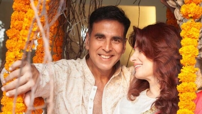 Akshay Kumar and Twinkle Khanna are back home. Akshay Kumar and Twinkle Khanna are back home.