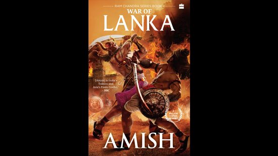 Cover of Amish Tripathi’s recent book, which is published by HarperCollins.