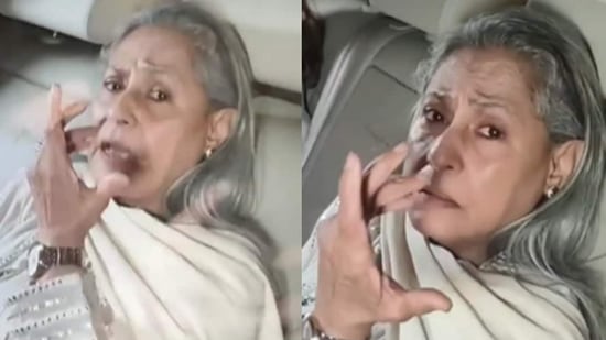 Jaya Bachchan gets angry at the paparazzi. Jaya Bachchan gets angry at the paparazzi.