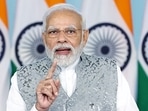 Extending his wishes for Dhanteras and Diwali, the PM said it was a new beginning for over 450,000 brothers and sisters of MP who are performing grih pravesh in their new pucca homes.(ANI)