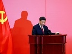 Xi Jinping: Chinese President Xi Jinping meets the media.