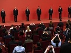 China Xi Jinping: New members of the Politburo Standing Committee. China Xi Jinping: New members of the Politburo Standing Committee.