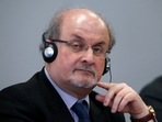 Author Salman Rushdie. 