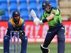 Ireland's George Dockrell in action against Sri Lanka