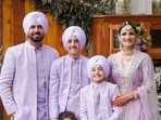 Gippy Grewal is married to Ravneet Kaur and has three sons, Ekomkar Grewal, Gurfateh Grewal and Gurbaaz Grewal.