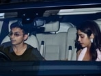 Janhvi Kapoor with Shikhar Pahariya in Mumbai. (Varinder Chawla)((Varinder Chawla)) Janhvi Kapoor with Shikhar Pahariya in Mumbai. (Varinder Chawla)((Varinder Chawla))