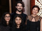 Rohman Shawl and Sushmita with Renee and Alisah. Rohman Shawl and Sushmita with Renee and Alisah.