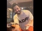 An ecstatic Varun Dhawan after India won against Pakistan in their opening T20 World Cup 2022 match. 
