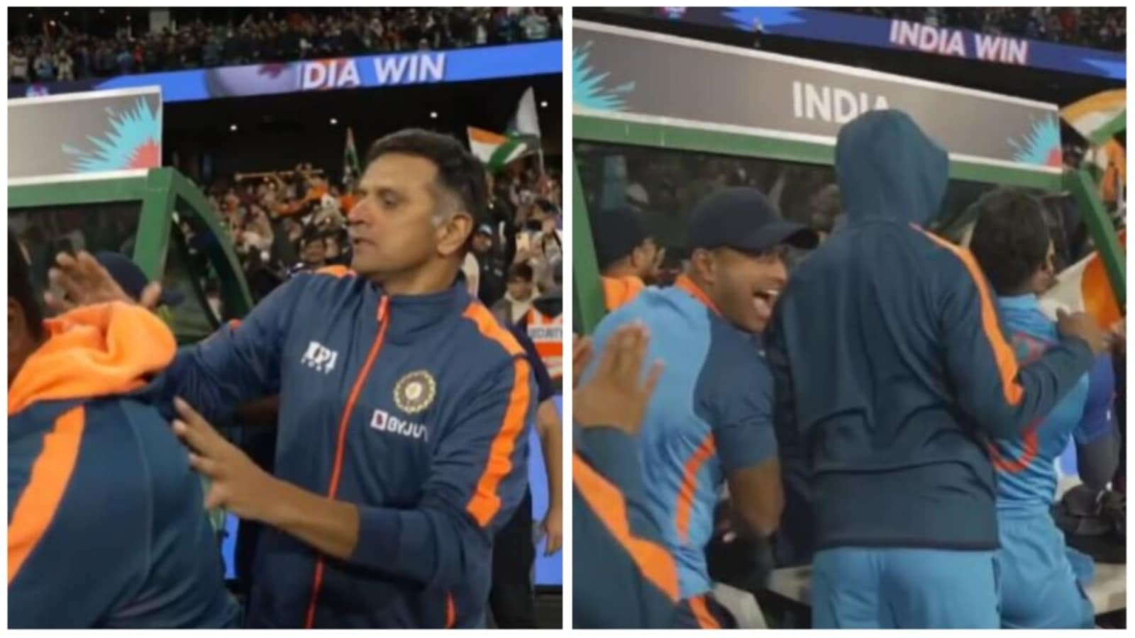 Watch: Dravid's Rare Animated Moment After India's Win Vs Pakistan At ...