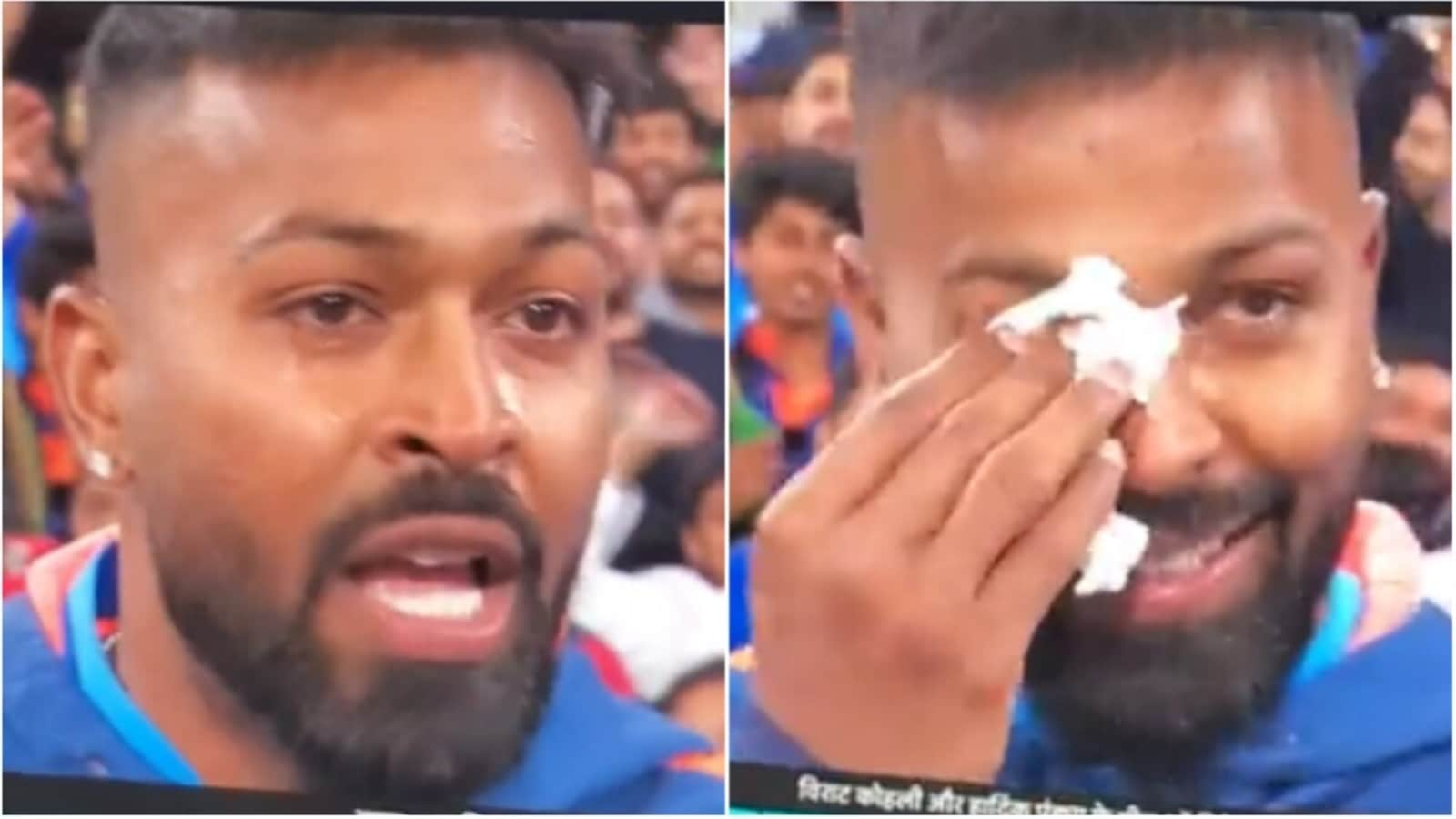 Watch: 'Main idhar nahi khada hota' - Hardik turns emotional as he remembers father after India's win over Pakistan