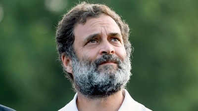 Kurnool, Oct 21 (ANI): Congress leader Rahul Gandhi takes part in the party's Bharat Jodo Yatra, in Kurnool on Friday. (ANI Photo) (Congress Twitter) Kurnool, Oct 21 (ANI): Congress leader Rahul Gandhi takes part in the party's Bharat Jodo Yatra, in Kurnool on Friday. (ANI Photo) (Congress Twitter)