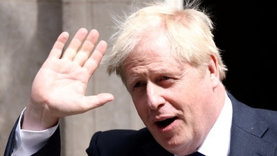 Boris Johnson: Former British Prime Minister Boris Johnson is seen. (Reuters)