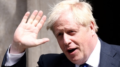 Boris Johnson: Former British Prime Minister Boris Johnson is seen. (Reuters)