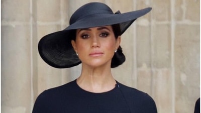 Meghan Markle: Meghan Markle at the funeral of Queen Elizabeth II. Meghan Markle: Meghan Markle at the funeral of Queen Elizabeth II.