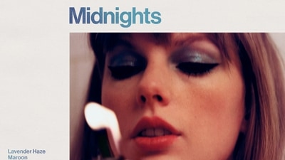 This image released by Republic Records shows "Midnights" by Taylor Swift. (Republic Records via AP) (AP) This image released by Republic Records shows "Midnights" by Taylor Swift. (Republic Records via AP) (AP)