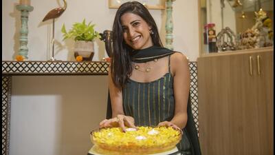 Aahana Kumra pose for the photos in her new home at Andheri (Photo: Satish Bate/ Hindustan Times) Aahana Kumra pose for the photos in her new home at Andheri (Photo: Satish Bate/ Hindustan Times)