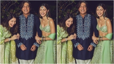 Here’s a picture-perfect moment from their Diwali diaries where they can be seen laughing their hearts out. (Instagram/@ananyapanday) Here’s a picture-perfect moment from their Diwali diaries where they can be seen laughing their hearts out. (Instagram/@ananyapanday)