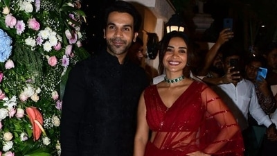 Rajkummar Rao and Patralekhaa have been hopping from one Diwali party to another. The couple were again spotted at Ekta Kapoor's Diwali bash on Saturday. Patralekhaa looked lovely in a red saree, Rajkummar joined her in black outfit. Karan Kundrra and Tejasswi Prakash also made it to Ekta Kapoor's Diwali party. Karan had hosted Lock Upp, produced by Ekta. Tejasswi is the winner of Bigg Boss 15. (Varinder Chawla) Rajkummar Rao and Patralekhaa have been hopping from one Diwali party to another. The couple were again spotted at Ekta Kapoor's Diwali bash on Saturday. Patralekhaa looked lovely in a red saree, Rajkummar joined her in black outfit. Karan Kundrra and Tejasswi Prakash also made it to Ekta Kapoor's Diwali party. Karan had hosted Lock Upp, produced by Ekta. Tejasswi is the winner of Bigg Boss 15. (Varinder Chawla)