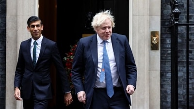 Rishi Sunak vs Boris Johnson: Former British Prime Minister Boris Johnson and ex-chancellor Rishi Sunak . (Reuters file)
