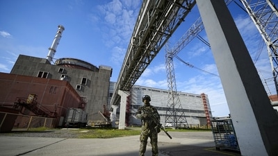 Zaporizhzhia nuclear plant has been held by the Russian forces for months (AP)