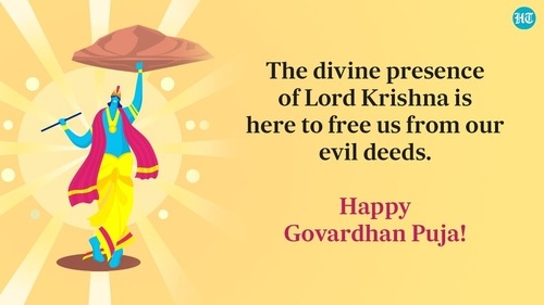 On Govardhan Puja sweets are offered to the deities (HT photo) On Govardhan Puja sweets are offered to the deities (HT photo)