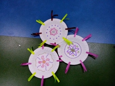 Paper plate rangoli (pinterest)
