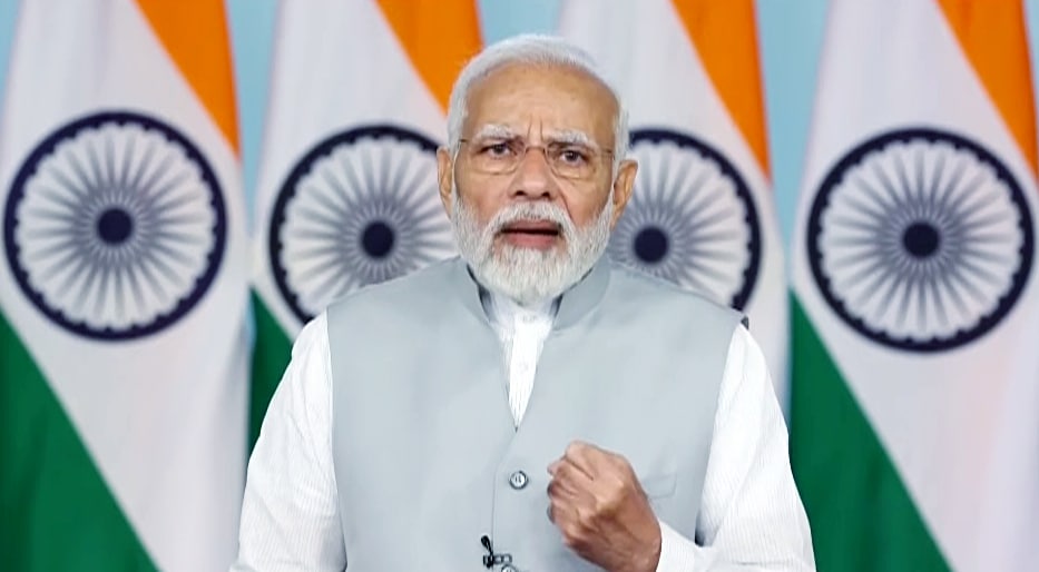 Prime Minister Modi on Saturday launched the Rozgar Mela via videoconferencing. (ANI)